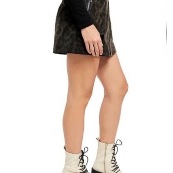 NWT! Free People Carson Utility Faux Wrap Skirt - Picture 6 of 8